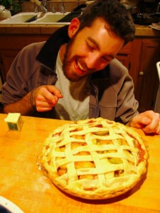 Ezra Fox makes a pie (from scratch) for Thanksgiving