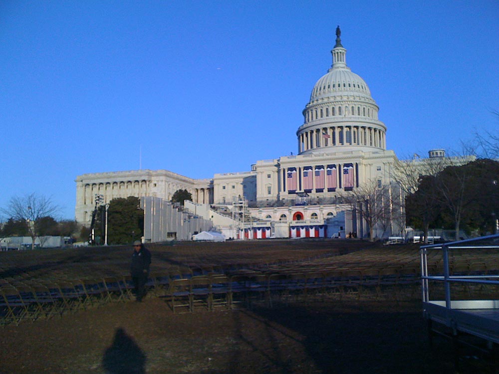 Capitol Building, preparations for the Inauguration Capitol Building, preparations for the Inauguration