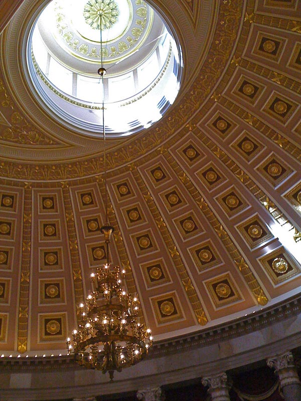Dome of the Statuary Hall. Dome of the Statuary Hall.
