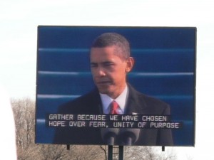 Obama's Inaugural speech: On this day, we gather because we have chosen hope over fear, unity of purpose over conflict and discord.