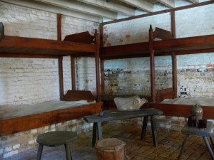Inside the slave quarters at Mt. Vernon Inside the slave quarters at Mt. Vernon