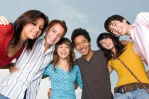 group-of-teens What we all want for our kids, real friends