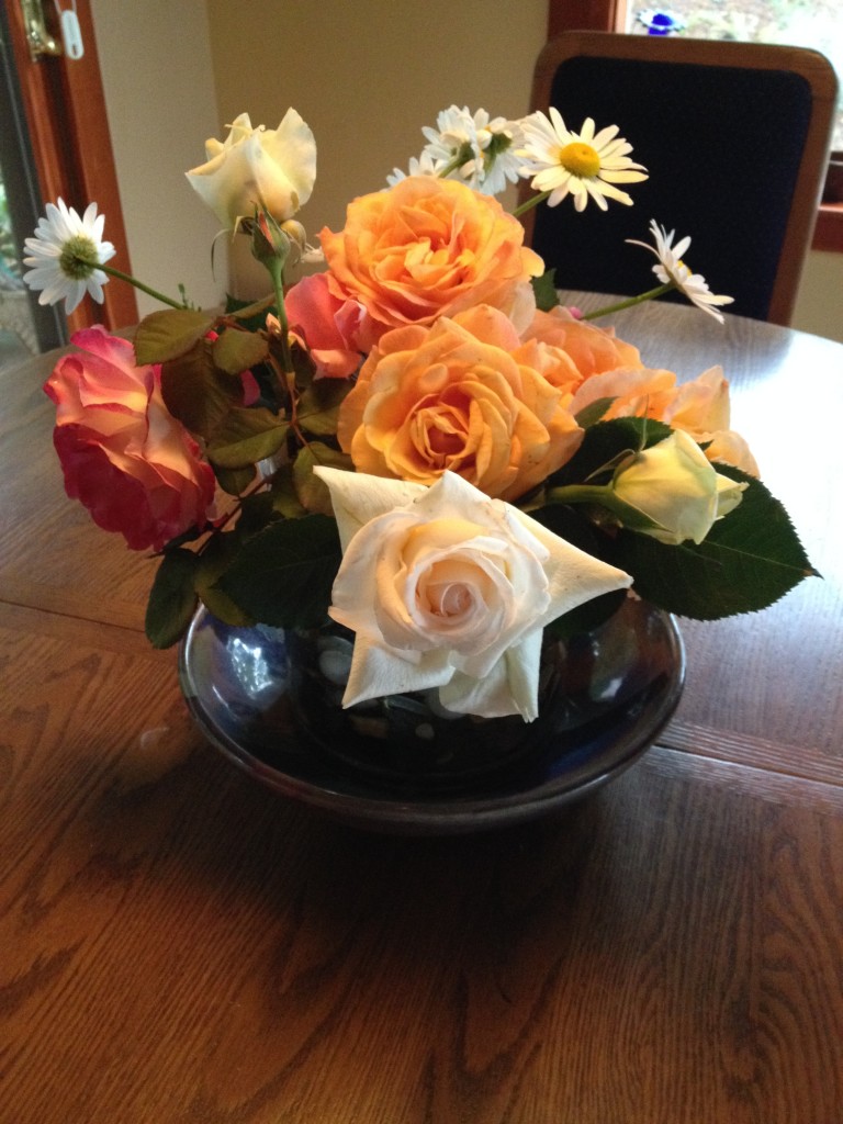 Bounty from the wet garden