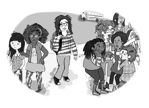 Girls' Friendship Q&A Book, iIllustration by Erica DeChavez