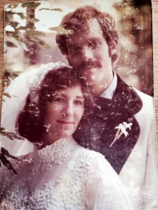 Annie and David, August 25, 1974