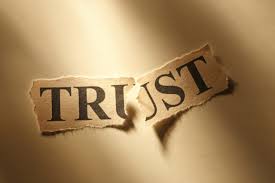 Without trust all sense of safety is gone.